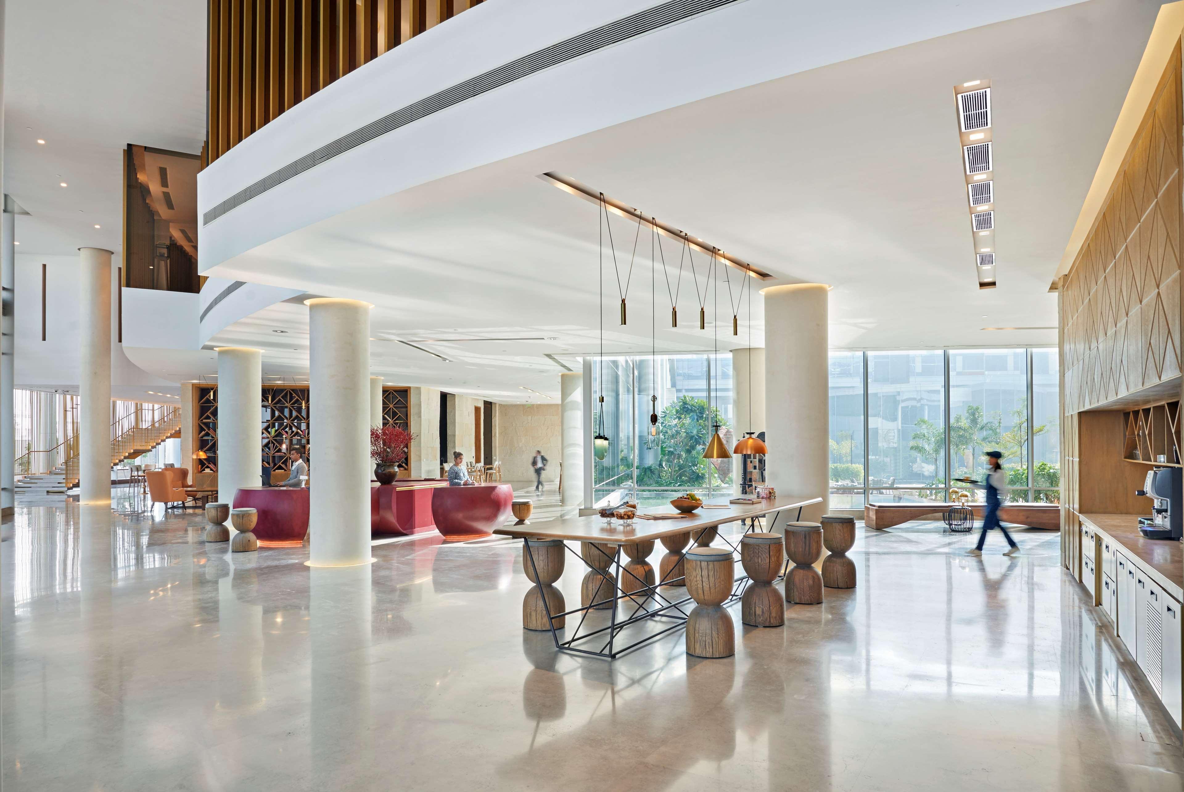 Andaz Delhi, By Hyatt Hotel New Delhi Exterior photo The lobby of the hotel